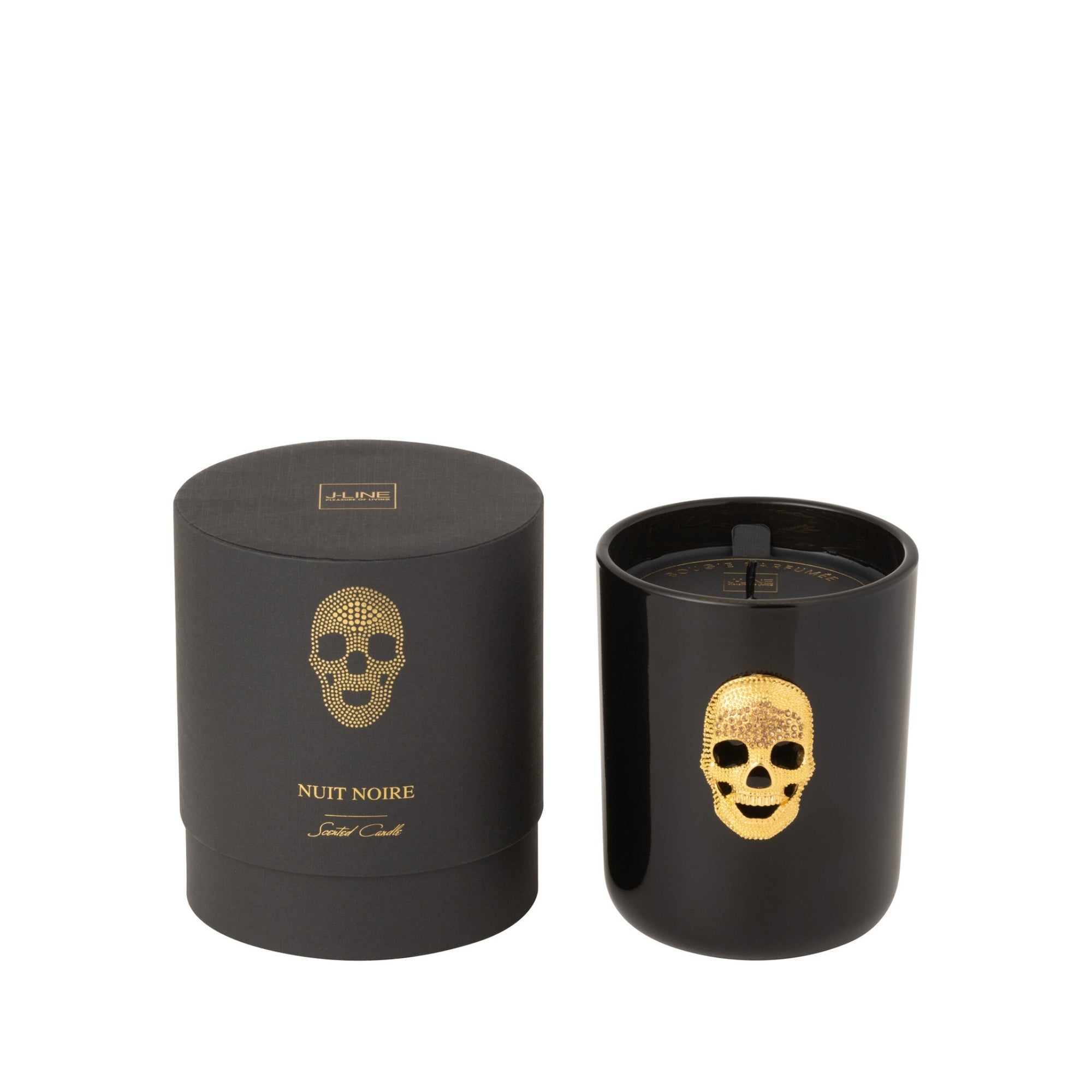 Geurkaars Doodskop Nuit Noire Large 65uur