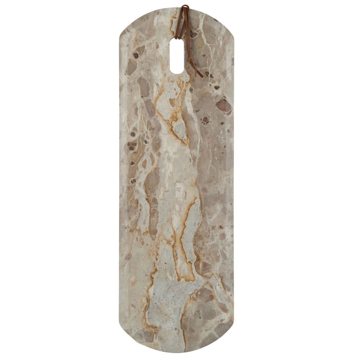 Brett Rechteck Marmor Beige Large - 60x20x2cm