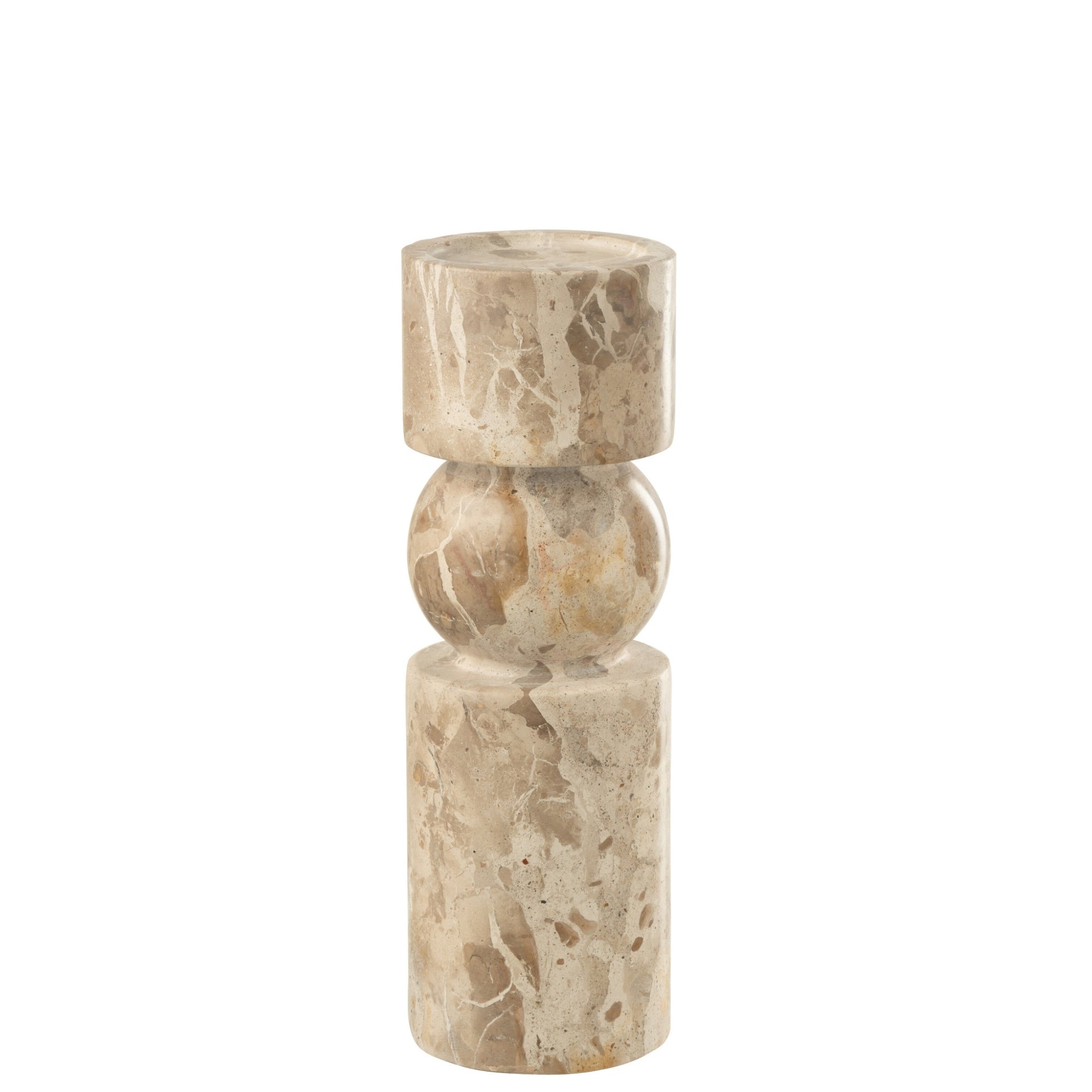 Kaarshouder Marmer Beige Large J-Line