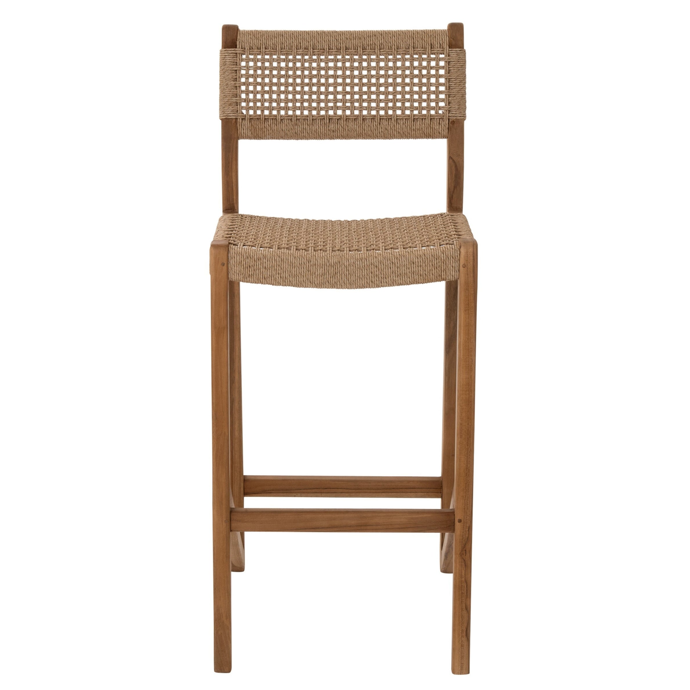 Outdoor Barstoel Taghazout Teak Hout Naturel J-Line