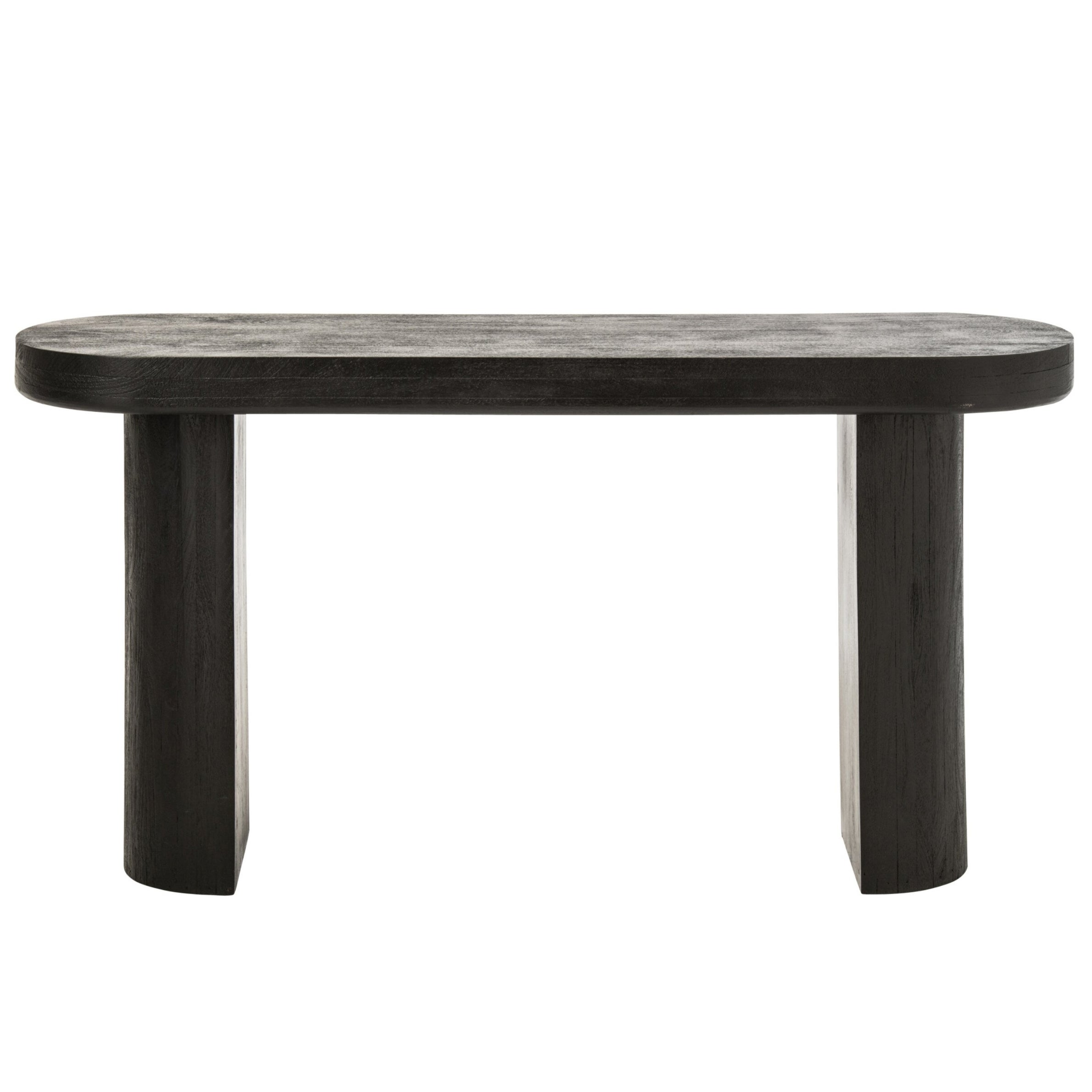 Console Mangohout Zwart/Naturel J-Line