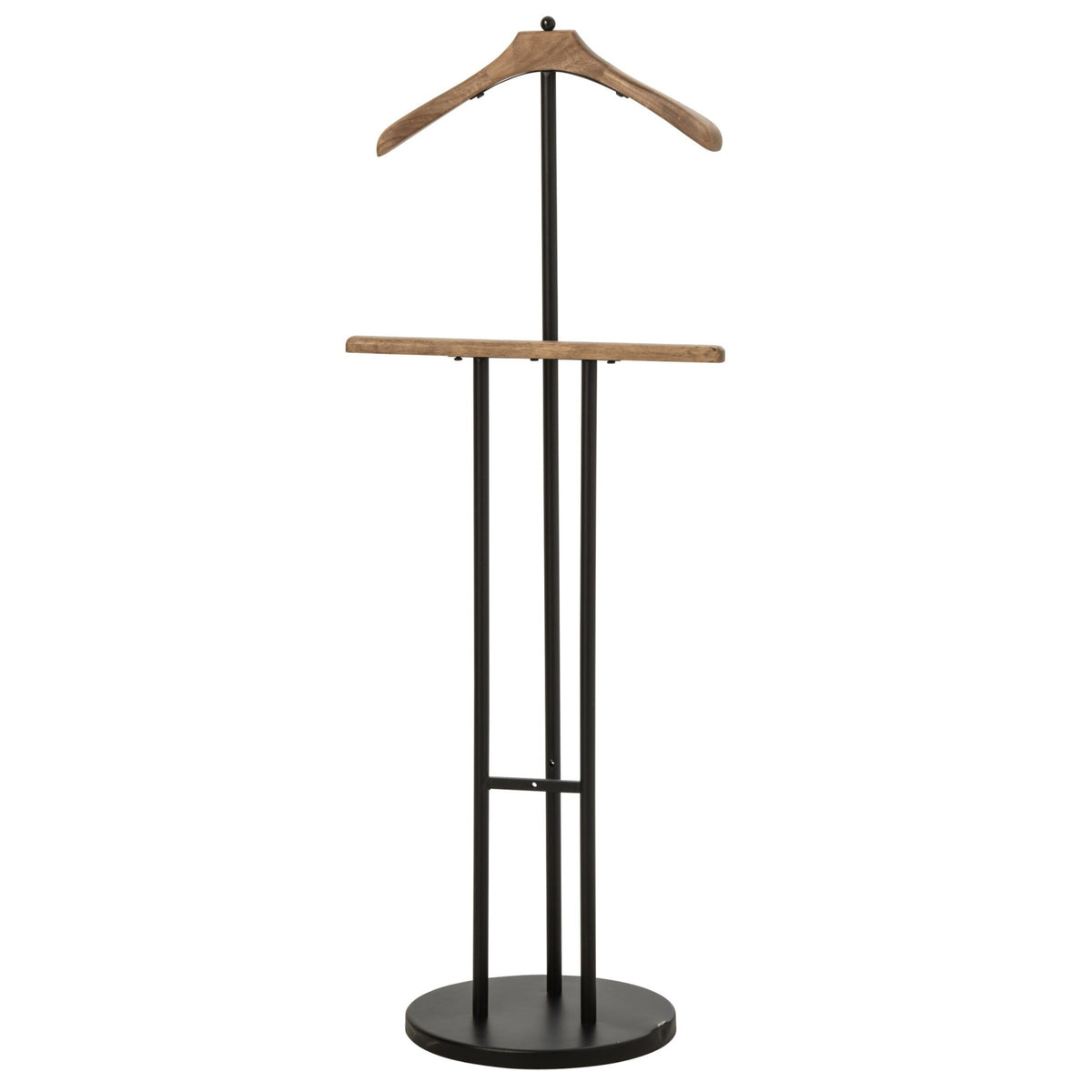 Kleiderbügel Eisen Schwarz/Natur J-Line