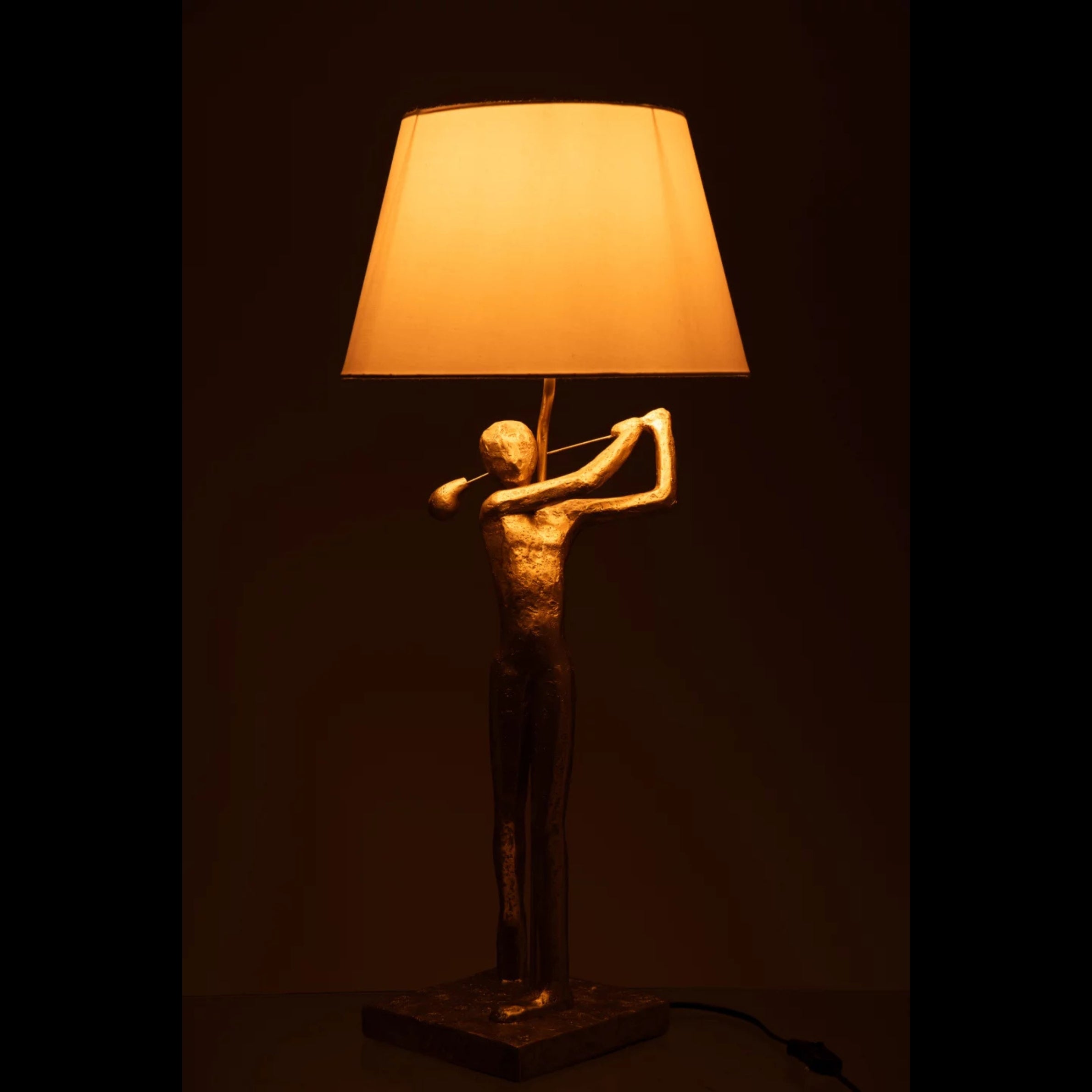 Tafellamp Golfer Hars Goud J-Line