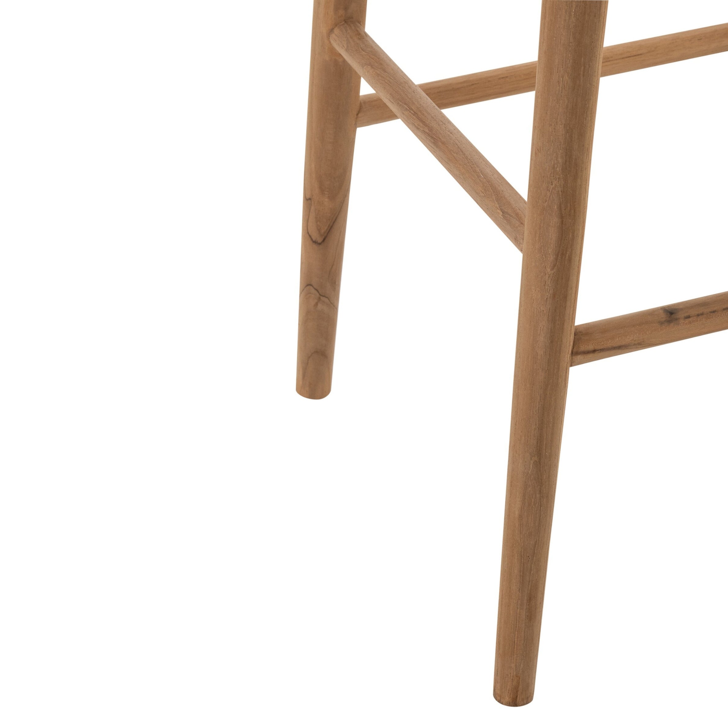 Barstoel Teak Hout Naturel J-Line
