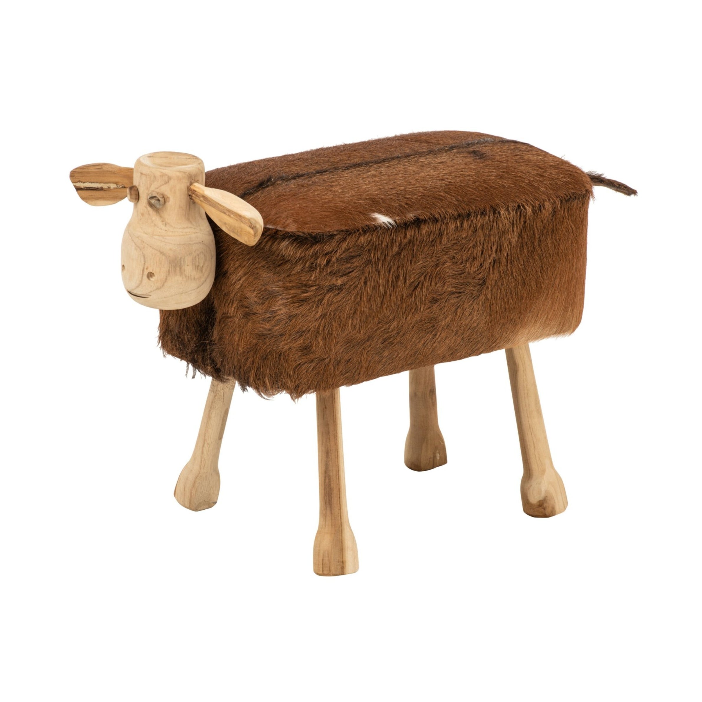 Kruk Schaap Leer Bruin/Naturel J-Line