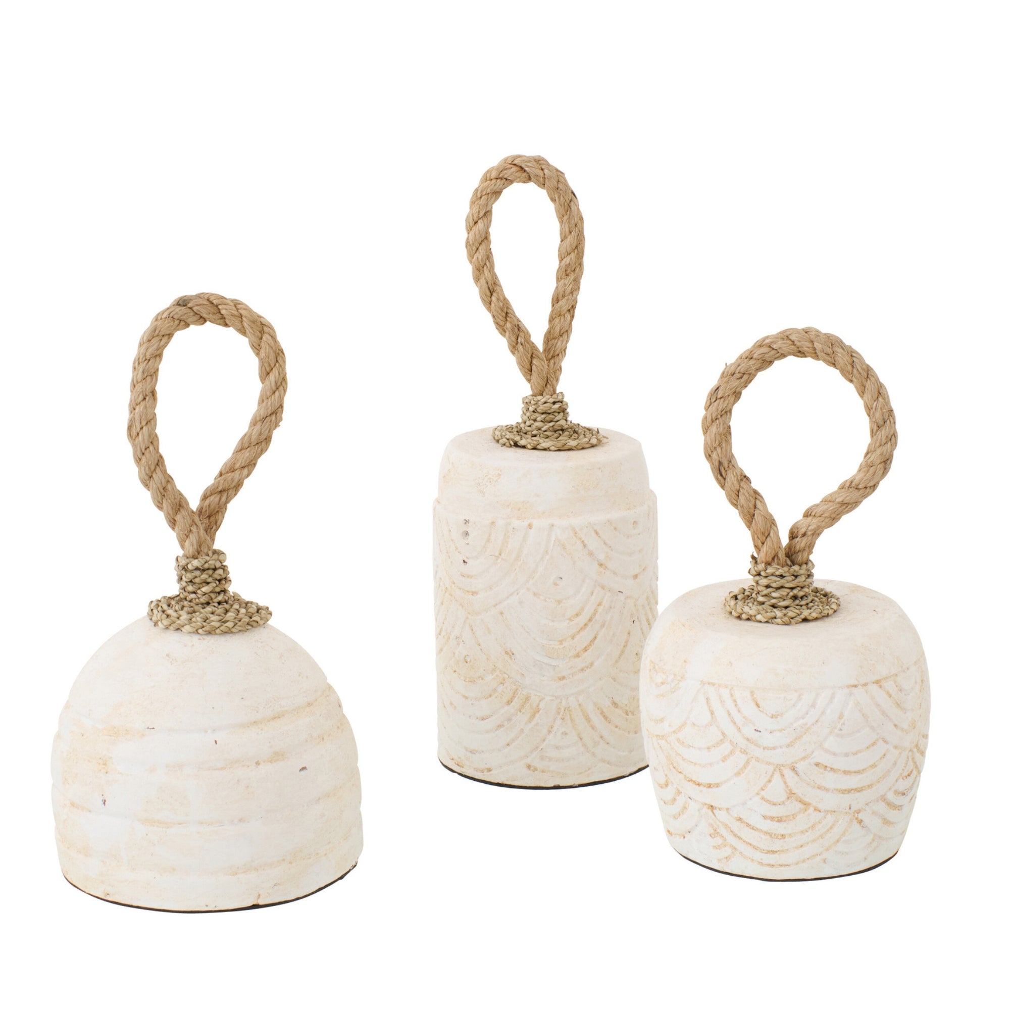 Deurstop Terracotta Wit Assortiment Van 3 J-Line