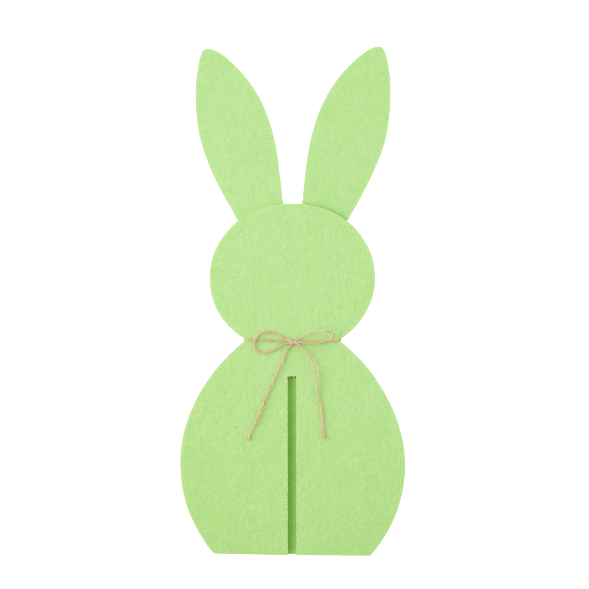 Paasdecoratie Groen Konijn Vilt Set van 3 J-Line