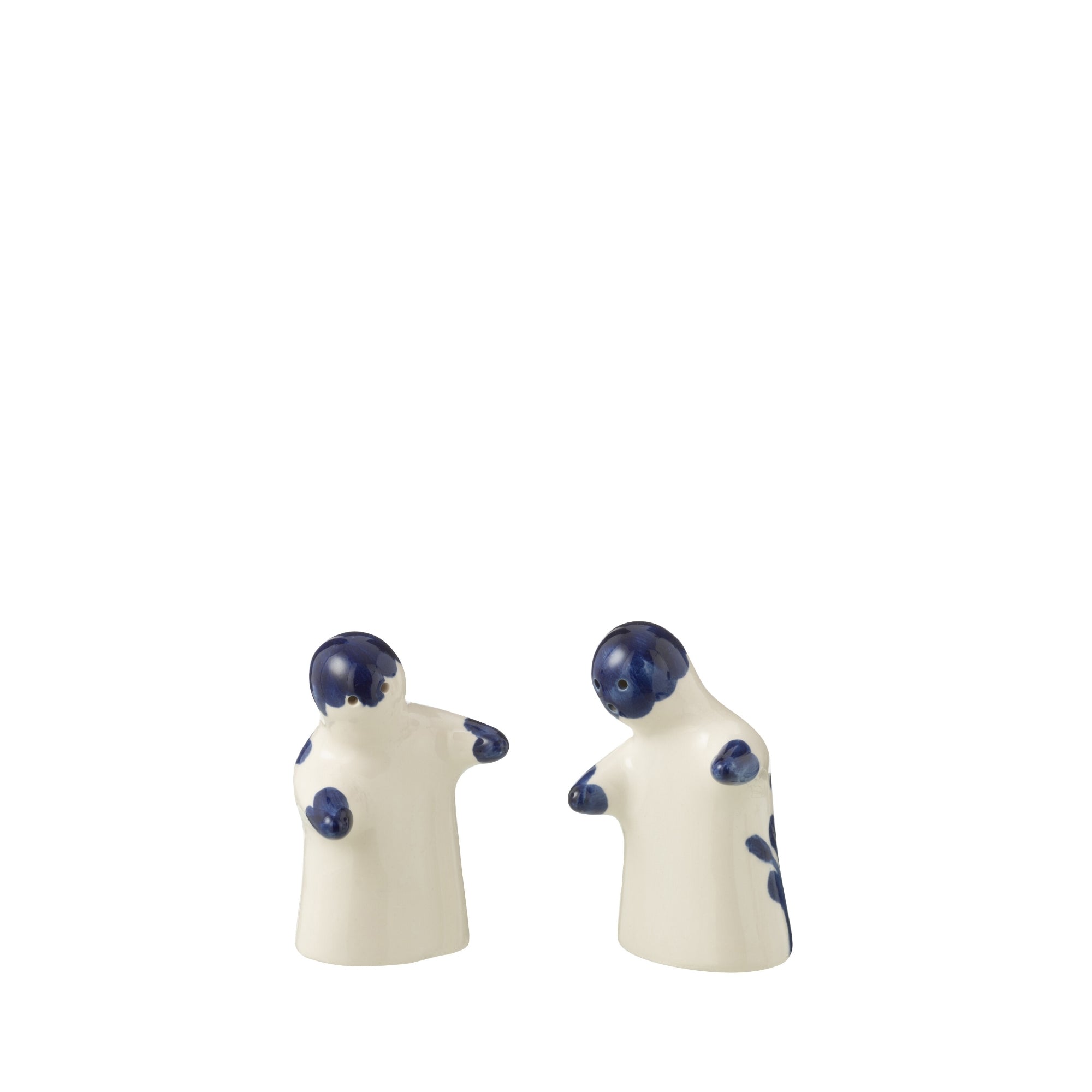 Peper & Zout Stelletje Granada Motief Cobalt Blauw/Wit Keramiek J-Line