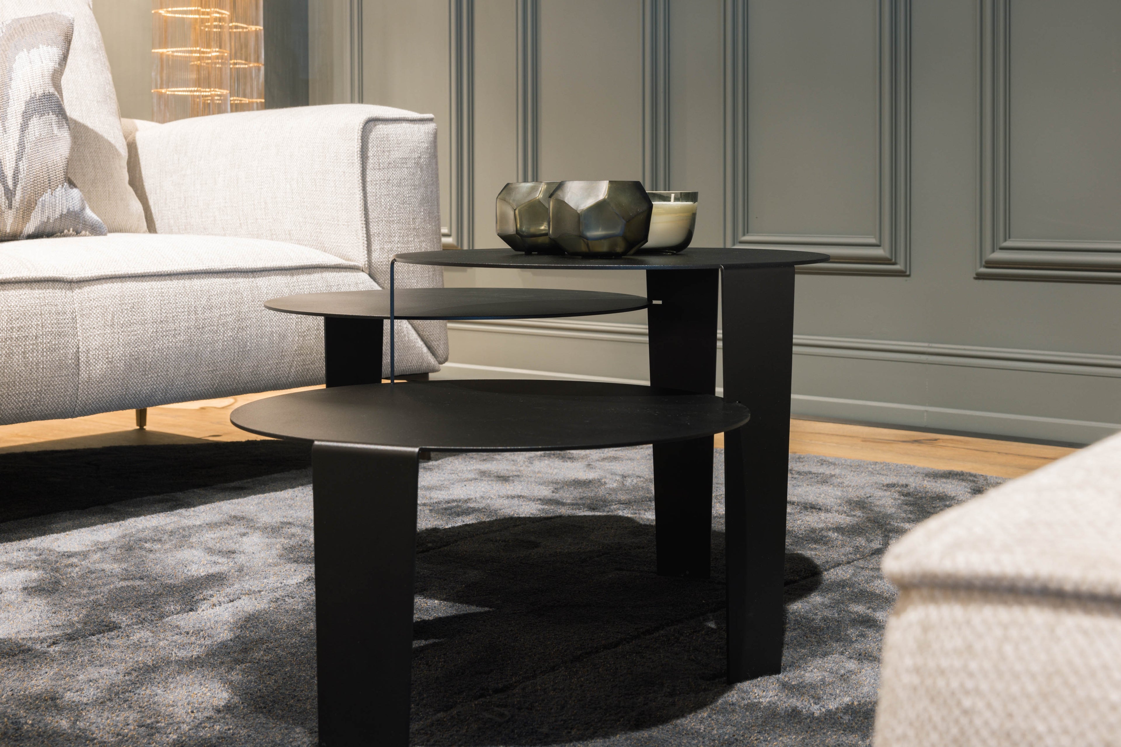 Cascado Salontafel Zwart Staal Steelful