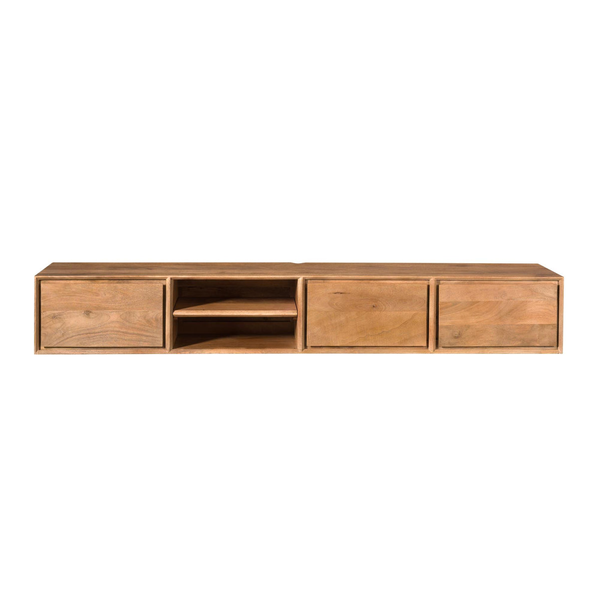 Zwevend TV-meubel Ambiance Mangohout Naturel 200cm Starfurn