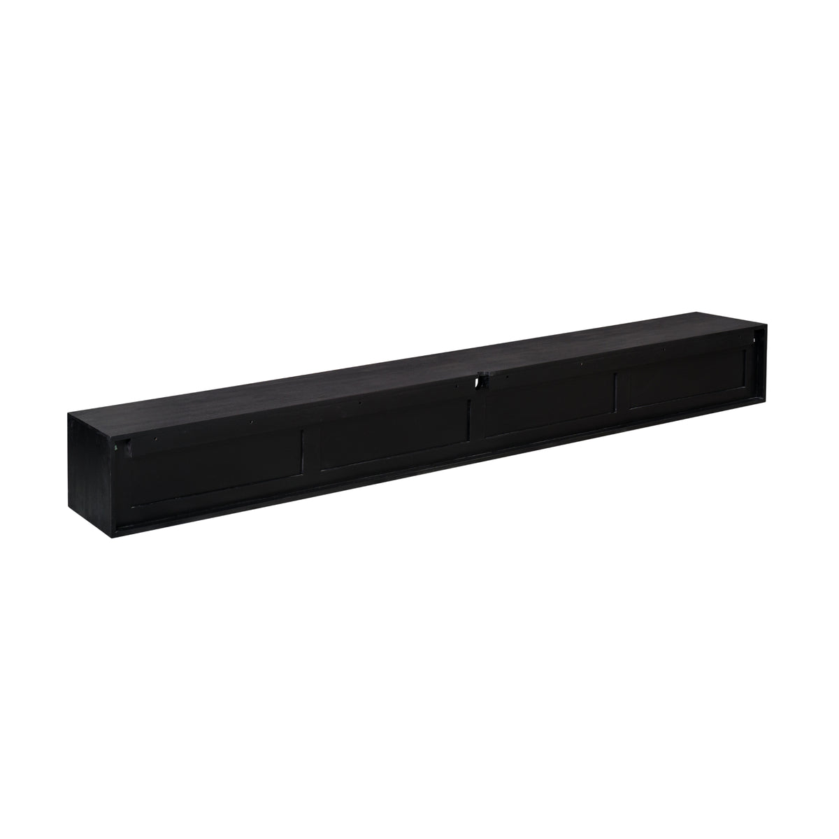 Zwevend TV-meubel Ambiance Mangohout Zwart 240cm Starfurn