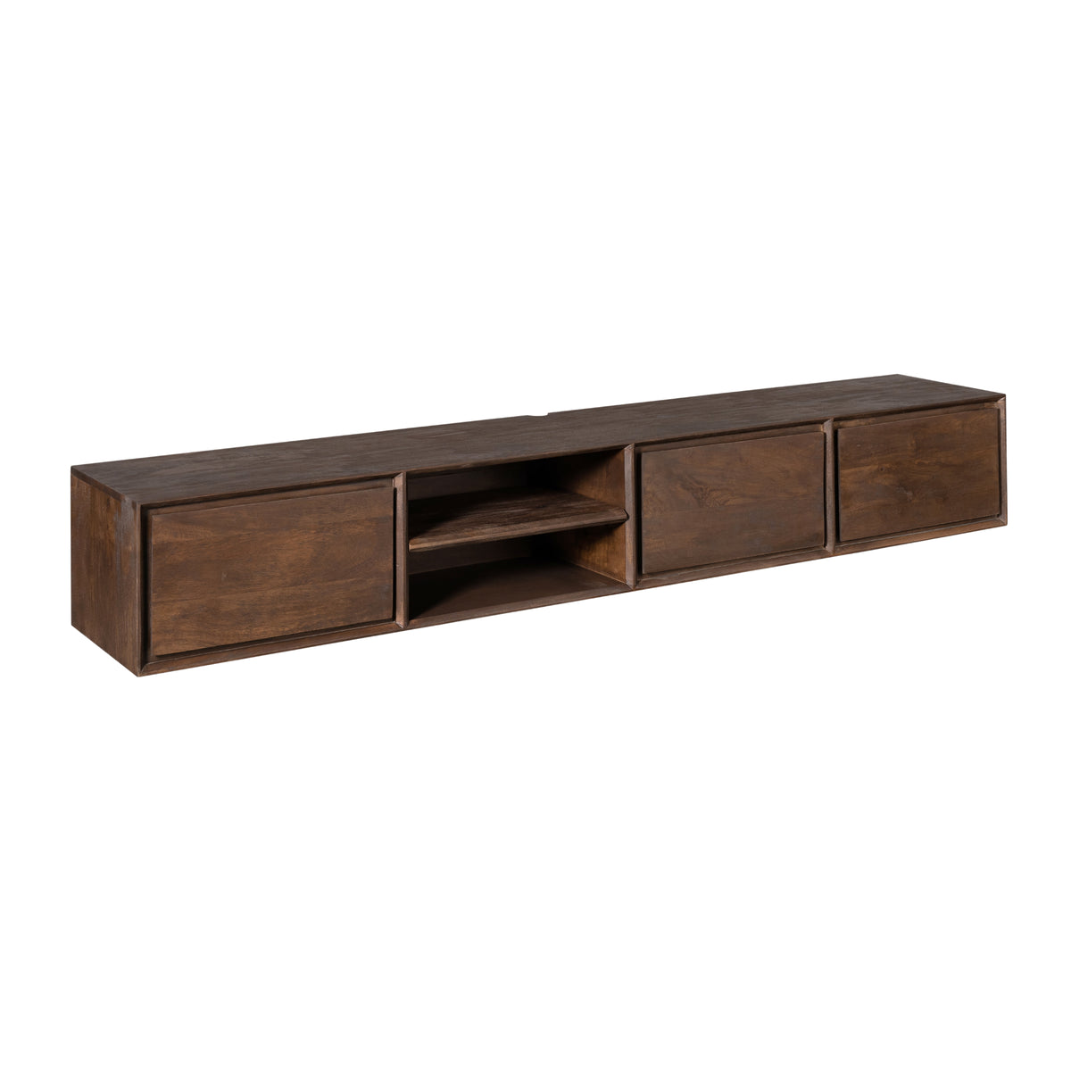 Zwevend TV-meubel Ambiance Mangohout Bruin 200cm Starfurn