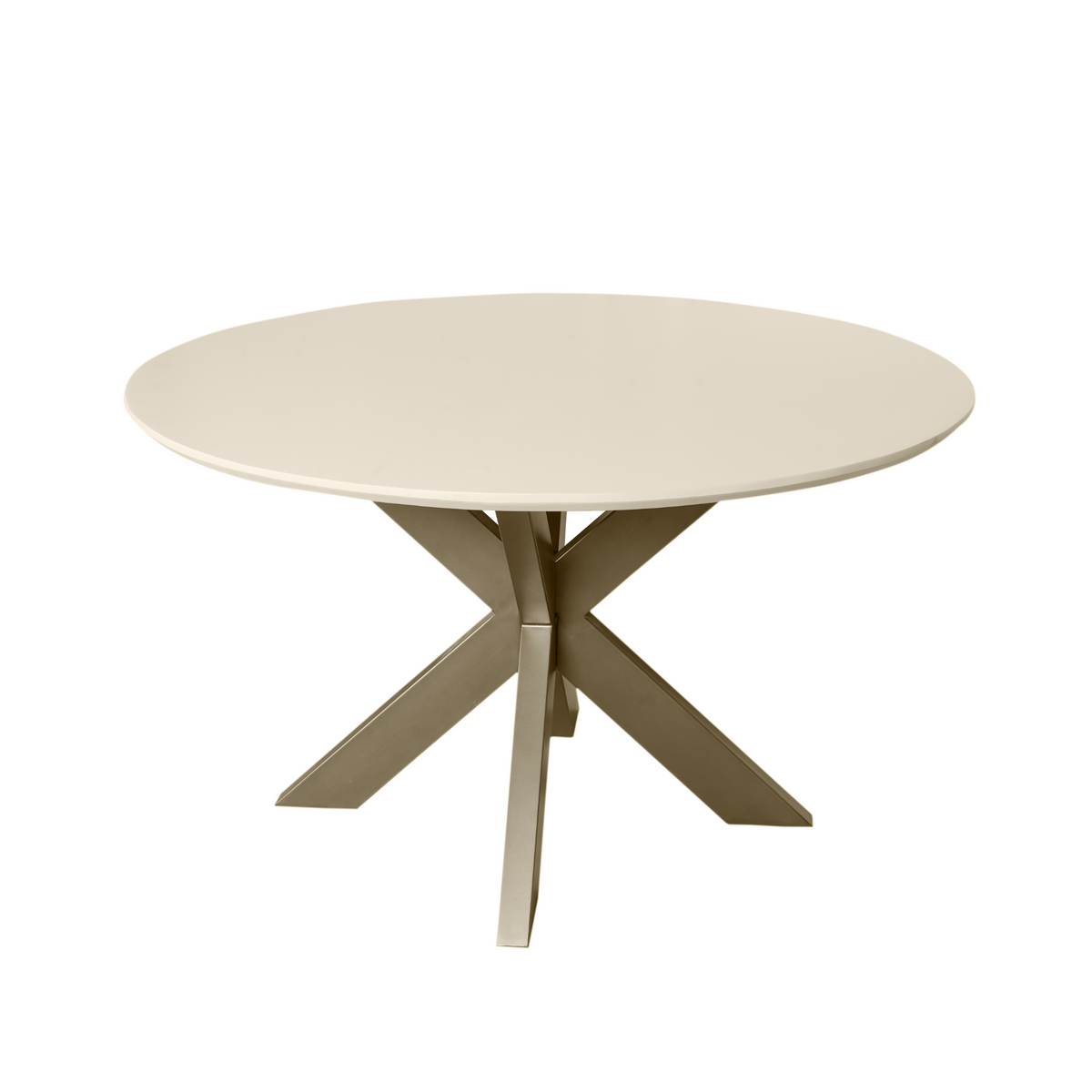 Eettafel Madison Mangohout Zand Rond 110cm Starfurn