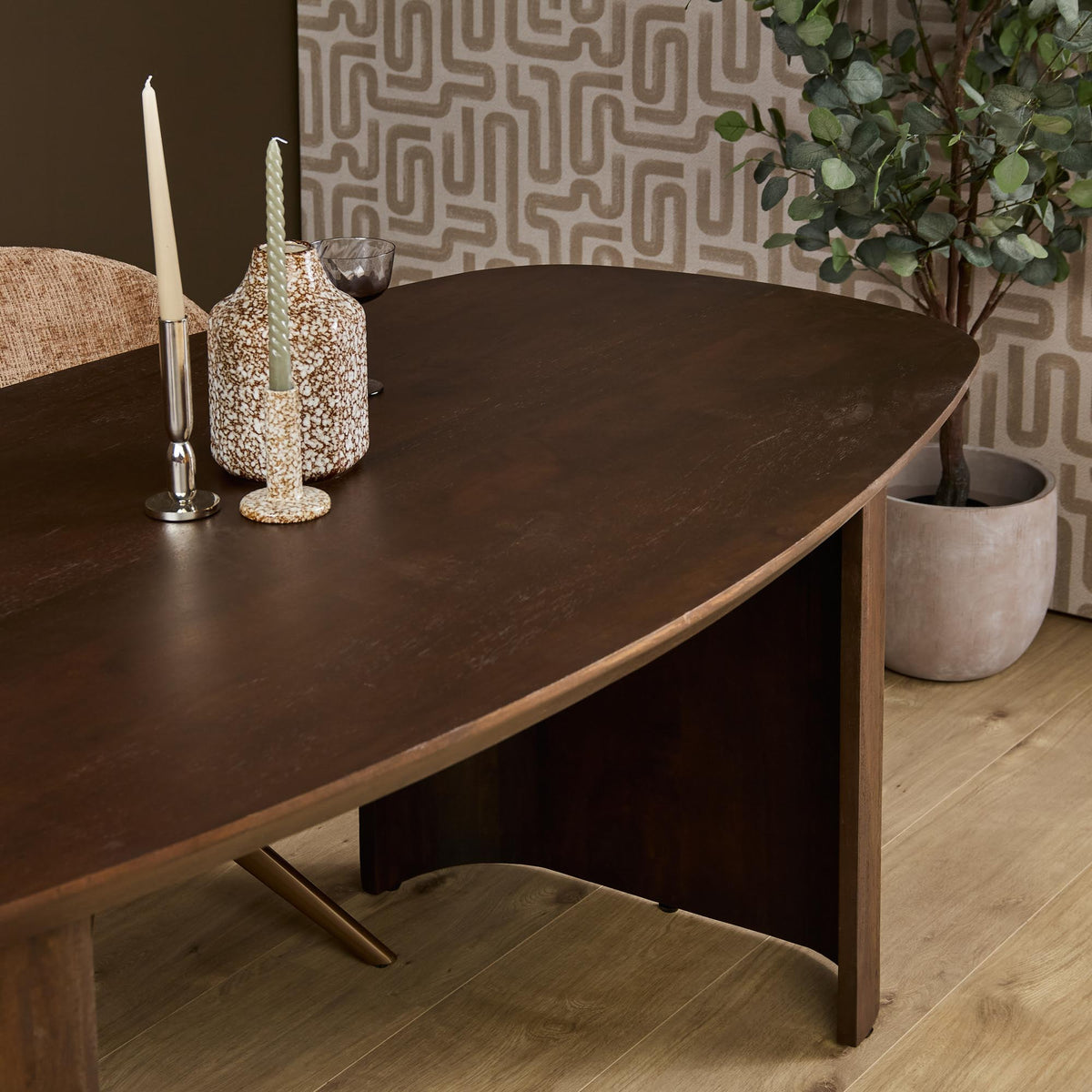 Eettafel Maré Mangohout Bruin 240cm Starfurn
