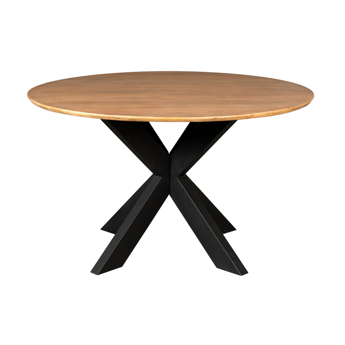 Eettafel Madison Mangohout Naturel Rond 130cm Starfurn