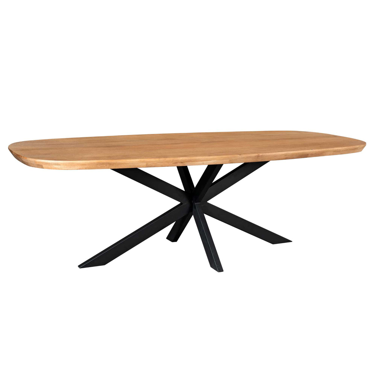 Eettafel Madison Mangohout Naturel Deens Ovaal 240cm Starfurn