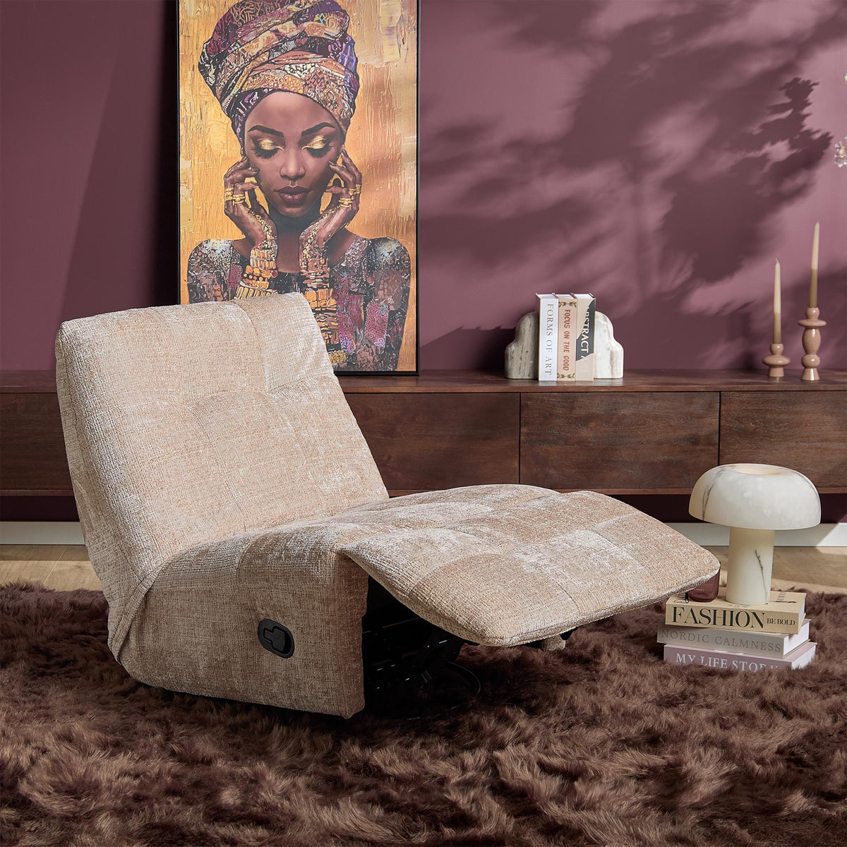 Relaxfauteuil Chill Stof Beige Starfurn