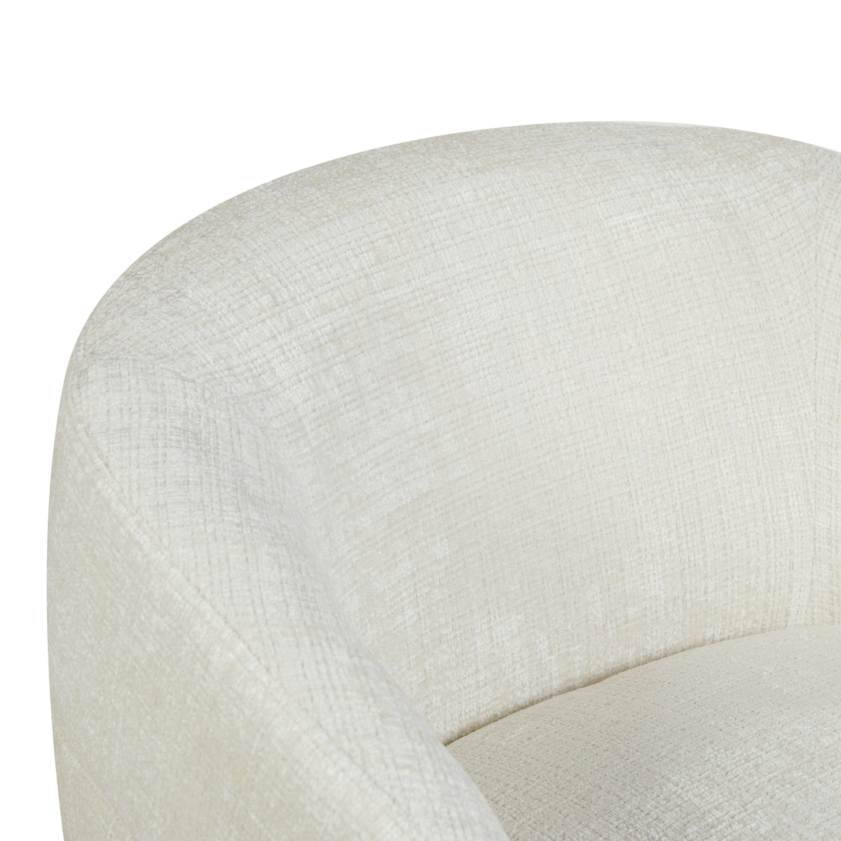 Fauteuil Yara Draaibaar Stof Off White Starfurn