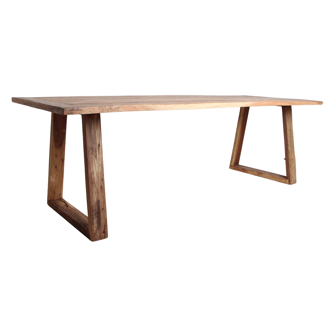 Teakhouten Eettafel Farmwood 240cm Raw Materials