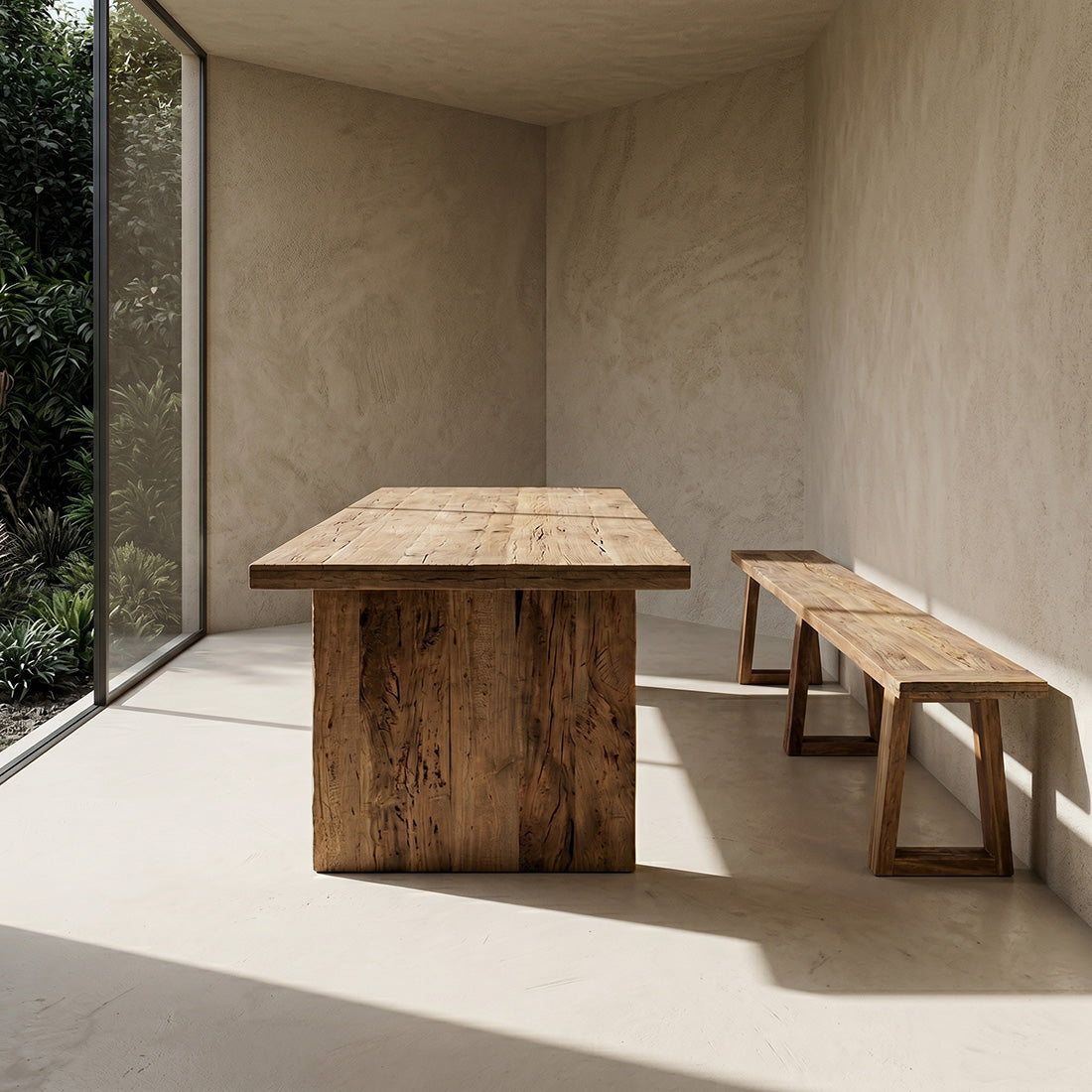 Farmwood Waterfall Eettafel - 240cm Raw Materials