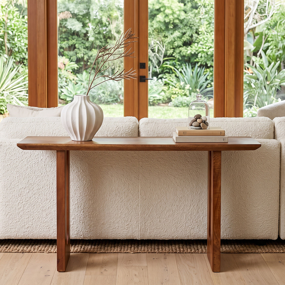 Sidetable Bullnose Chamfered Mangohout Raw Materials