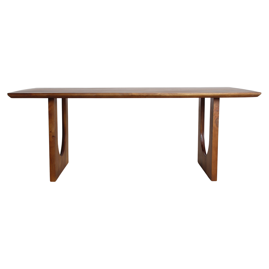 Esstisch Bullnose Abgeschrägt Rundbogen Mangoholz 240 cm Rohstoffe