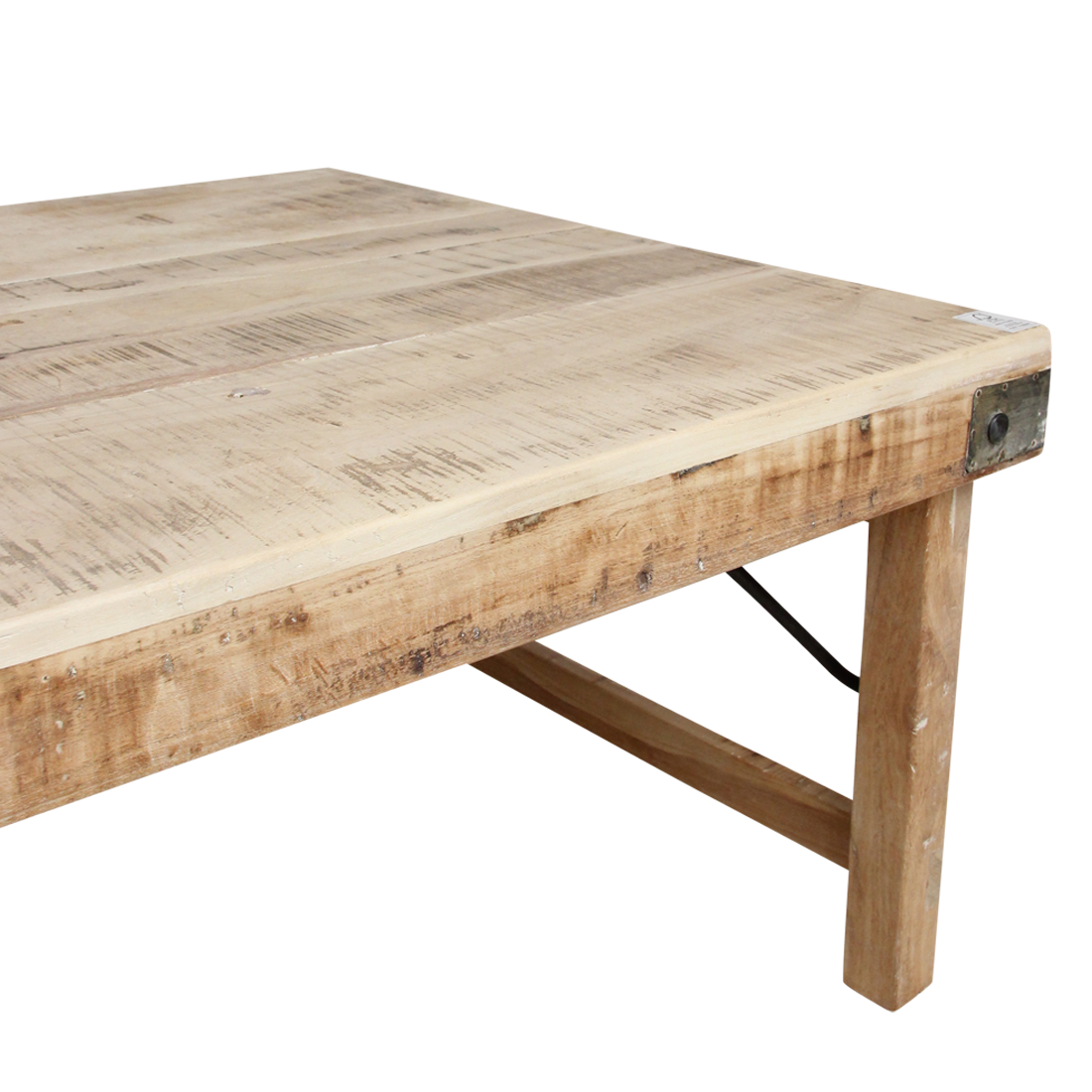 Limewash Inklapbare Salontafel Raw Materials