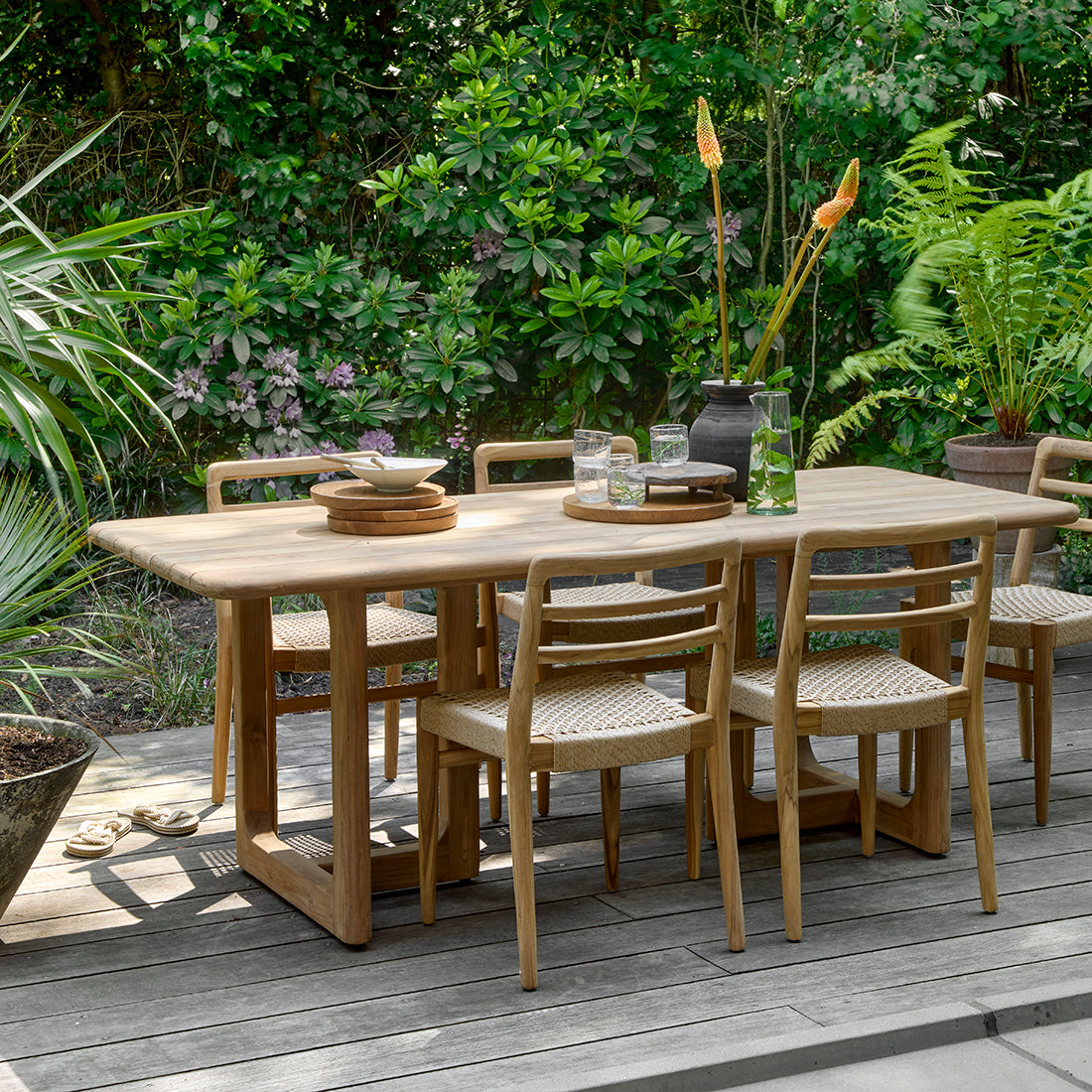 Primavera Teakhouten Tuintafel - 240cm Raw Materials