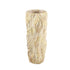 Alexio Cream Round Cement Pot Wavy Lines High L Ø20xH45cm PTMD - Pot - PTMD - livinglovely.nl