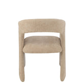 Anise Stoel Textiel Beige - Eetkamerstoel - J-Line - livinglovely.nl