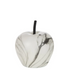 Appel Marmer Poly Wit Small - Beeld - J-Line - livinglovely.nl