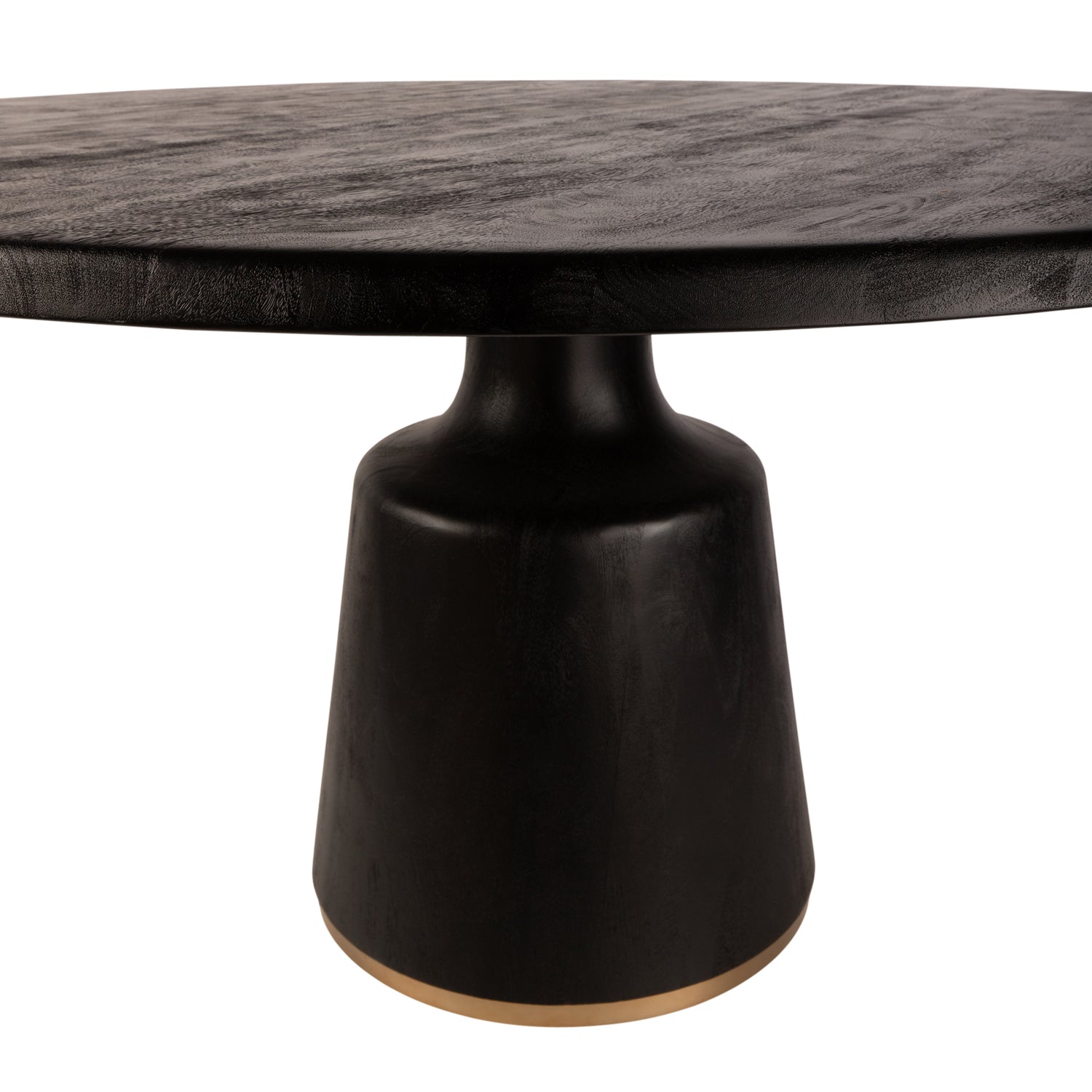 Arca Veas Eettafel Black-gold 150 x 150 x 77 PTMD - Eetkamertafel - PTMD - livinglovely.nl