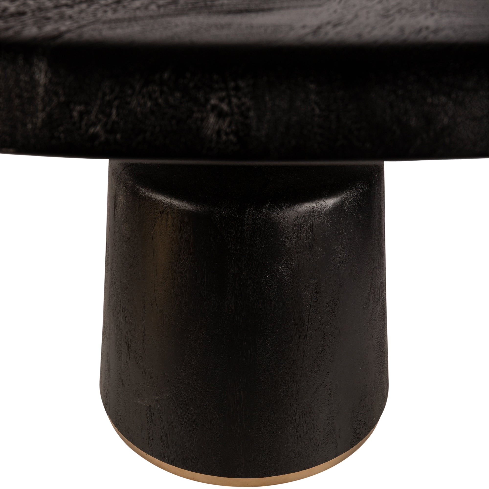 Arca Veas Eettafel Black-gold 150 x 150 x 77 PTMD - Eetkamertafel - PTMD - livinglovely.nl
