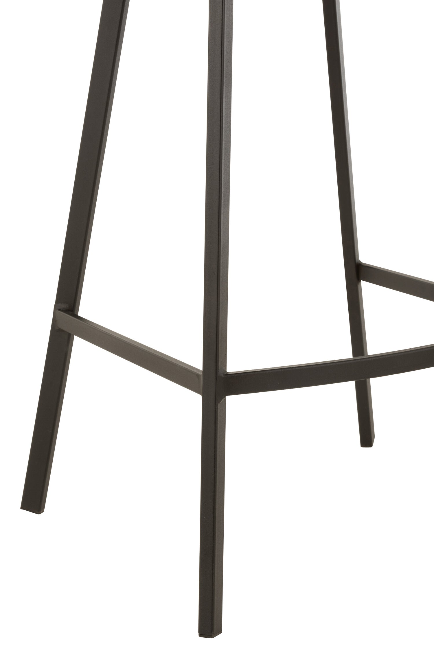 Barstoel Olivier Textiel/Metaal Beige - Barkruk - J-Line - livinglovely.nl