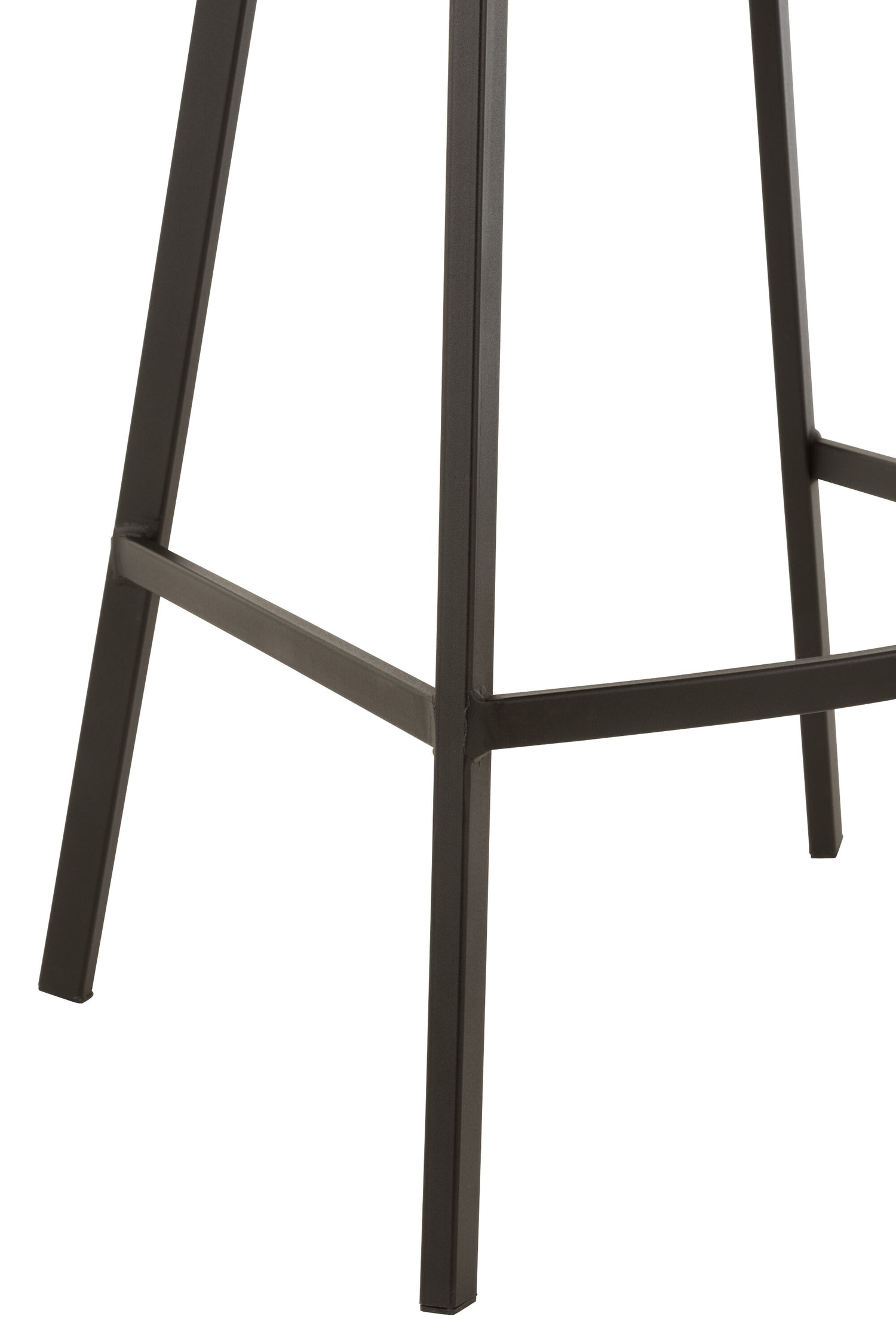Barstoel Olivier Textiel/Metaal Donker Groen - Barkruk - J-Line - livinglovely.nl