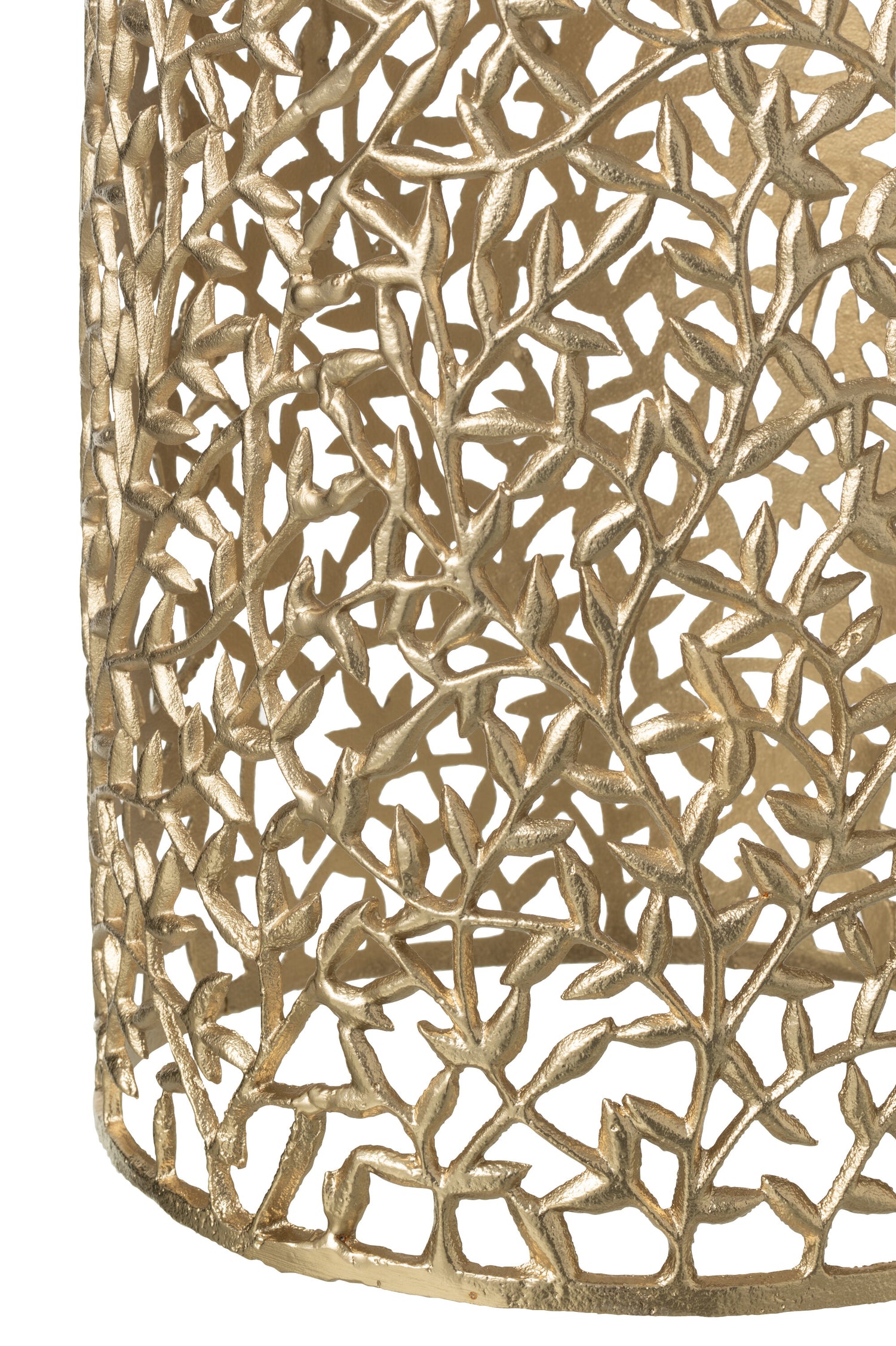 Bijzettafel Aluminium Goudkleurig Set van 2 - Bijzettafel - J-Line - livinglovely.nl