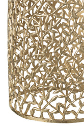 Bijzettafel Aluminium Goudkleurig Set van 2 - Bijzettafel - J-Line - livinglovely.nl