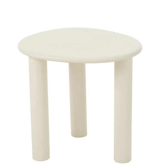 Bijzettafel Bali Wit Small J-Line - Bijzettafel - J-Line - livinglovely.nl