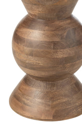 Bijzettafel Candy Mango Hout Bruin - Bijzettafel - J-Line - livinglovely.nl