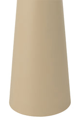 Bijzettafel Column Kegel Metaal Ecru/Beige - Bijzettafel - J-Line - livinglovely.nl