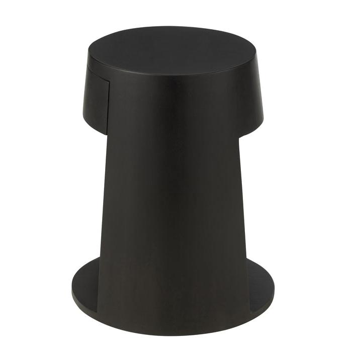 Bijzettafel Drawn Mango Hout/Mdf Zwart - Bijzettafel - J-Line - livinglovely.nl