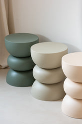 Bijzettafel Lise Ijzer Groen - Bijzettafel - J-Line - livinglovely.nl