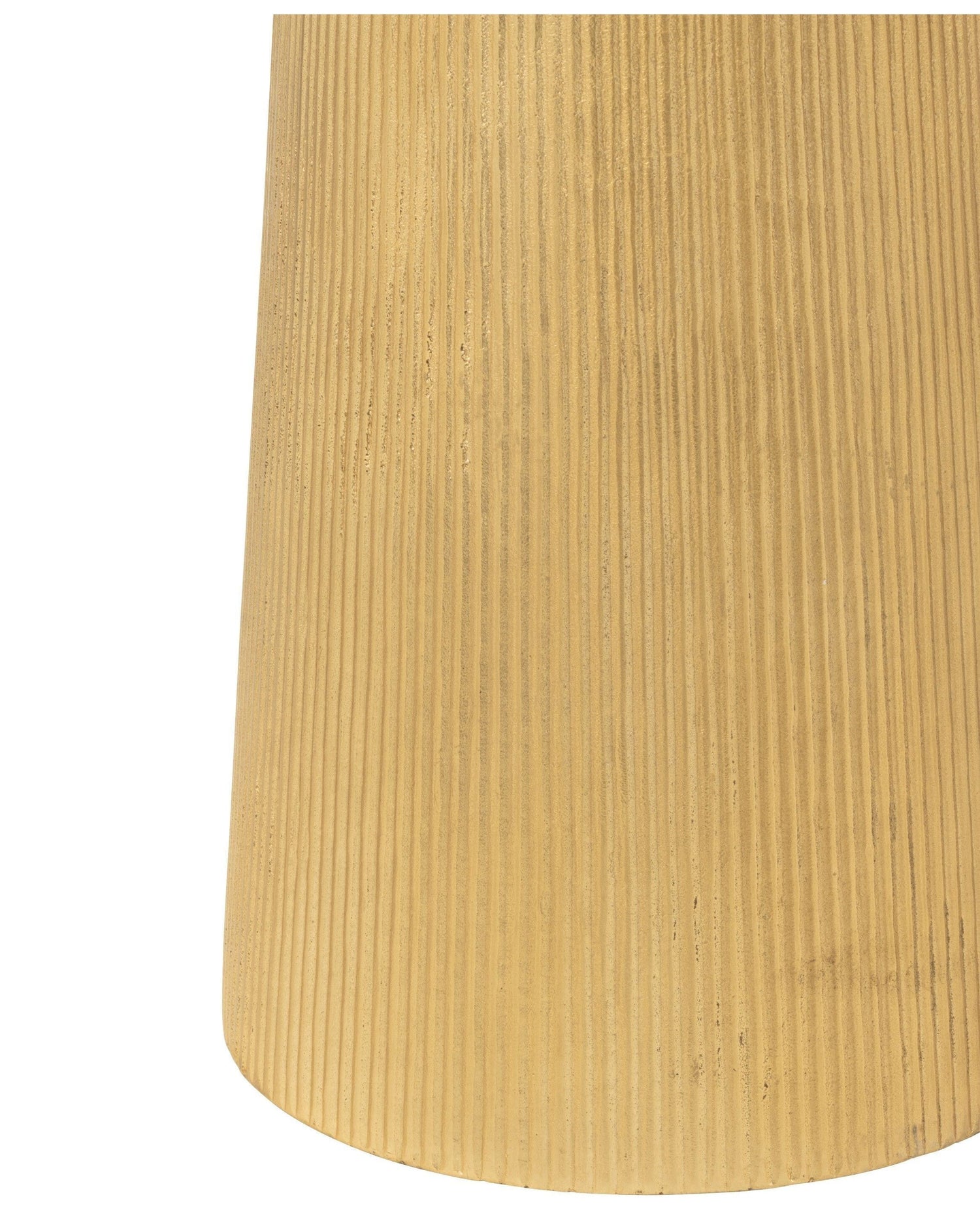Bijzettafel Louane Aluminium Goud - Bijzettafel - J-Line - livinglovely.nl