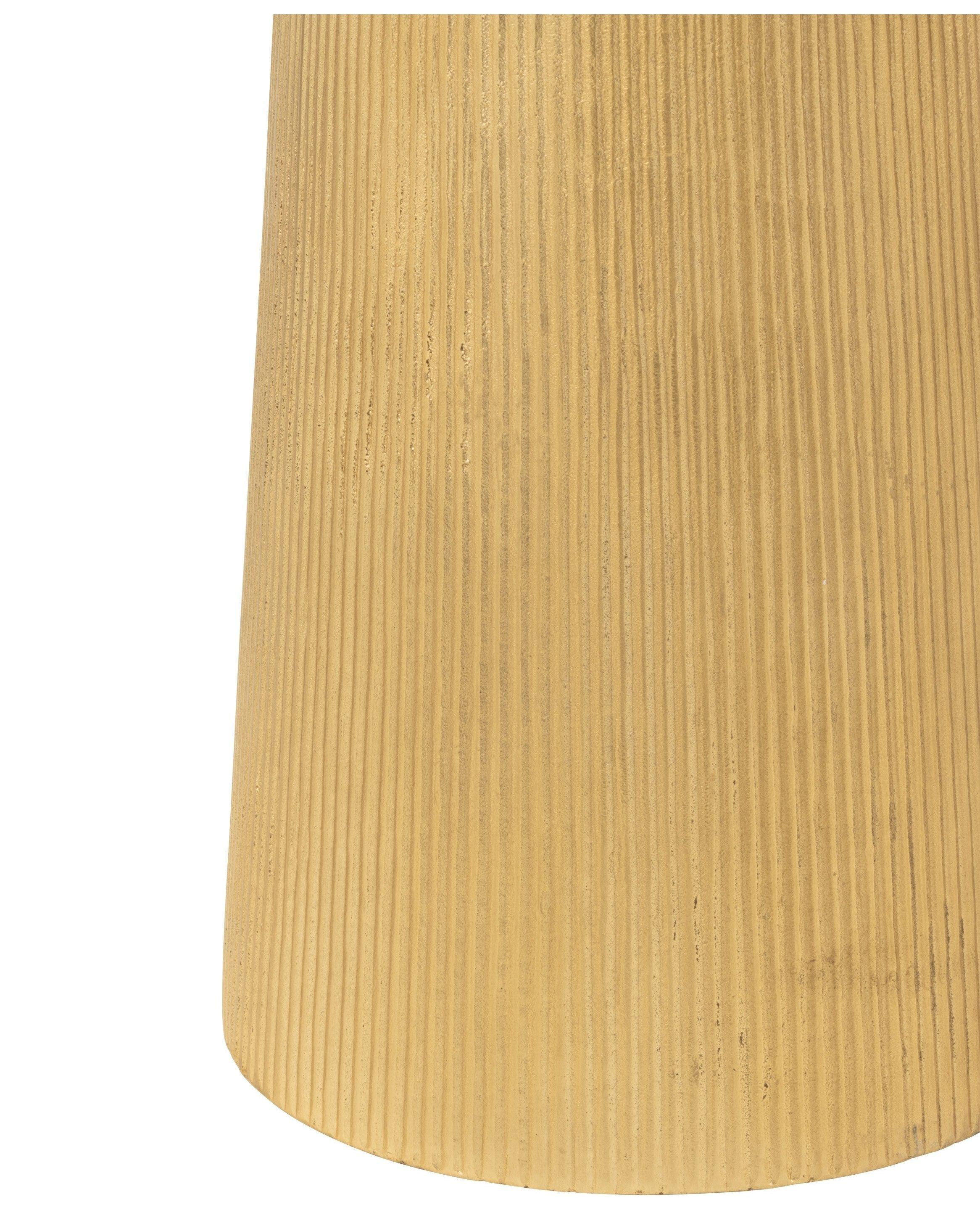 Bijzettafel Louane Aluminium Goud - Bijzettafel - J-Line - livinglovely.nl