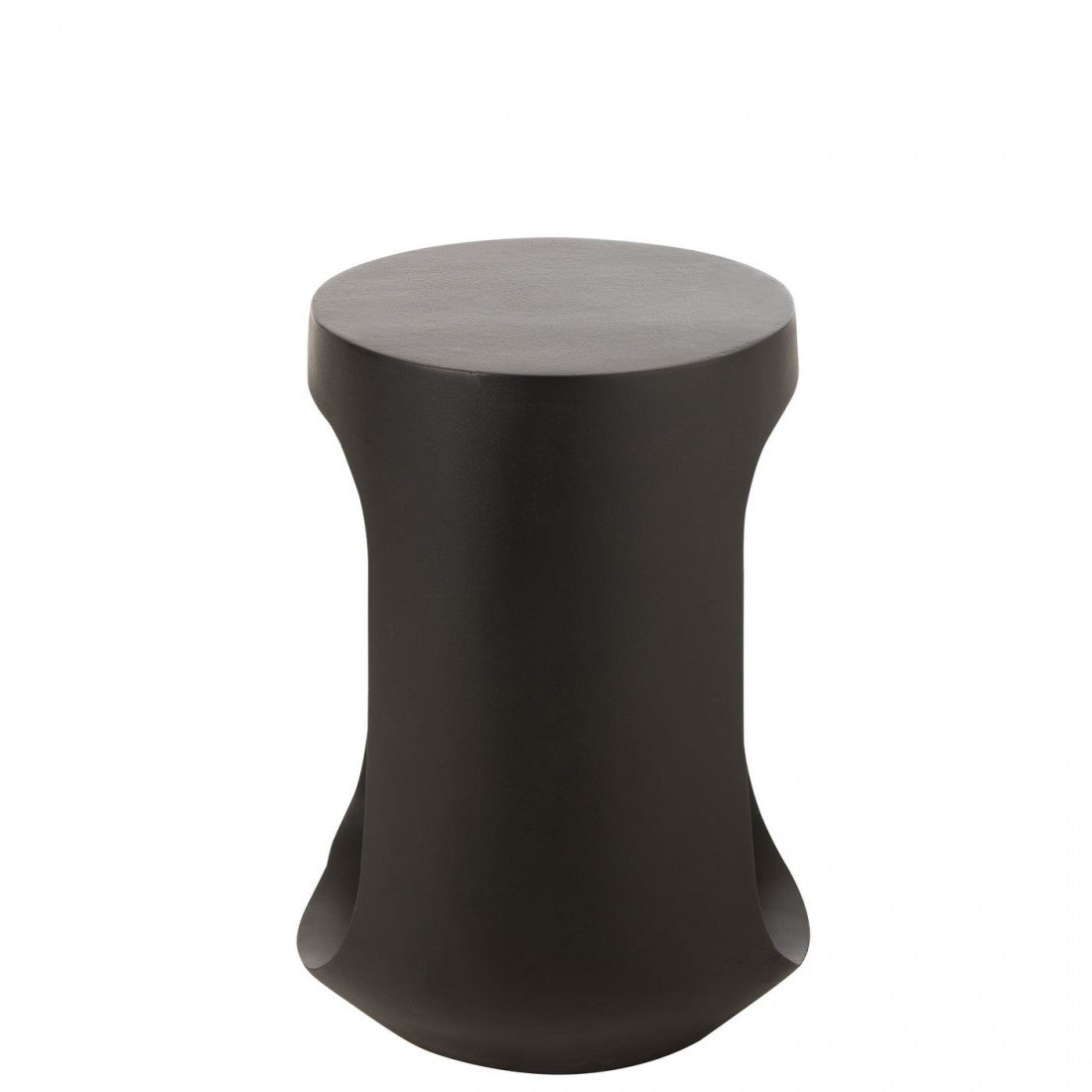 Bijzettafel Pod Gerecycleerd Hout Zwart - Bijzettafel - J-Line - livinglovely.nl