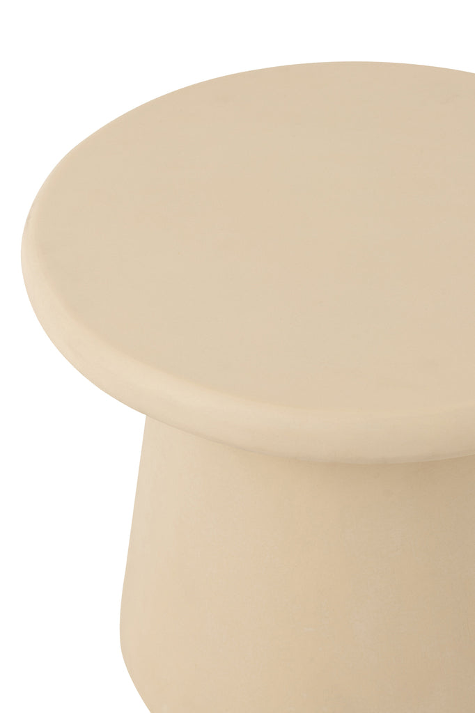 Bijzettafel Ram Plywood Beige - Bijzettafel - J-Line - livinglovely.nl