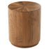 Bijzettafel Rond Acacia Hout/Mdf Naturel - Bijzettafel - J-Line - livinglovely.nl