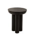 Bijzettafel Trio Mangohout Zwart - Bijzettafel - J-Line - livinglovely.nl