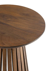 Bijzettafel Vincent Mangohout Bruin Small - Bijzettafel - J-Line - livinglovely.nl