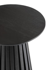 Bijzettafel Vincent Mangohout Zwart Small - Bijzettafel - J-Line - livinglovely.nl